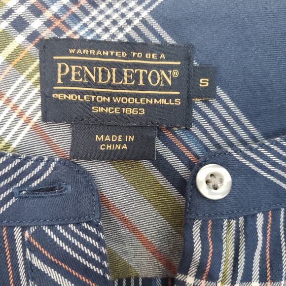 Pendleton Blue Plaid Tunic Top - Picture 3 of 6